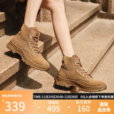 斯凯奇（Skechers）女靴秋季中帮复古女鞋经典百搭马丁靴运动休闲中筒靴雪地靴113399