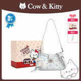 COW&KITTY正品KT猫2025新款托特包斜挎包女生单肩包手提包生日礼物女生百搭 蓝色送挂件礼盒 23-7-15