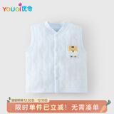 优奇婴儿马甲春秋冬外穿保暖儿童马夹纯棉男宝宝女坎肩夹棉新生儿背心