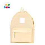 CILOCALA双肩包女M+号登山包校园电脑包大容量旅行包上班出游背包帆布书包 BUTTER-小黄油M+中号