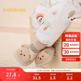 巴拉巴拉balaOne宝宝地板袜防滑点胶冬加绒婴幼儿保暖袜学步209425172203