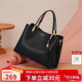 蔻一（Cnoles）包包女包真牛皮女士手提高级感单肩包品牌大容量生日礼物送女友