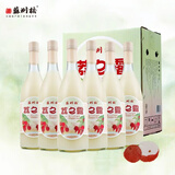 苏州桥 荔之露米酒 0.5度 750ml×6 糯米酒 微醺果味 江南米酿 送礼