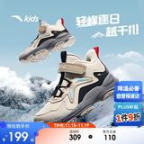 安踏儿童棉鞋男女大童户外加绒保暖棉鞋山脊运动棉鞋A12446932H