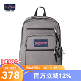JANSPORT杰斯伯双肩包男旅行轻便背包书包女高中笔记本大学生包电脑包 47JK7H6 雾灰-隔层/侧袋