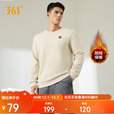 361°卫衣男装秋冬季长袖运动服休闲圆领宽松加绒上衣服652344801D-8