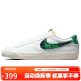 耐克NIKE男板鞋缓震透气BLAZER LOW运动鞋DV0801-100白40
