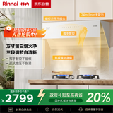 林内（Rinnai）油烟机白色高颜值【家电国家补贴20%】侧吸式家用24m³风量大吸力挥手智控自清洁NH10JD(W)