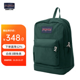 JANSPORT杰斯伯双肩包轻便男背书包女学生校园电脑包 7ZNZ7F7 松林绿