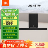 JBL CINEMA SB190回音壁电视音响 2.1杜比全景声家庭影院soundbar 大功率低音炮 智能无线蓝牙音箱