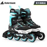 Rollerblade轮滑鞋儿童溜冰鞋男女初学全套装进阶可调透气轻便旱冰SPITFIRE 黑蓝鞋 S （28-32）轻盈三轮