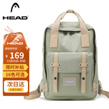 海德（HEAD）背包女大容量双肩包男15.6英寸笔记本电脑包旅行包国家地理书包