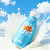 好源酸奶常温果味饮品200ml*12瓶整箱装儿童牛奶含乳饮料学生早餐奶 原味 12瓶装