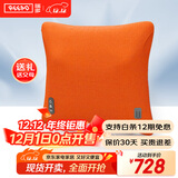 瑞多按摩抱枕 腰部按摩器靠垫靠枕充电 车载颈椎背部按摩仪 节日生日礼物送父母爸爸妈妈长辈 B-200 /活力橙