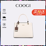 COOGI包包女款轻奢品牌女士斜挎手提托特包女情人节生日礼物送女友老婆 米白色 京仓直发