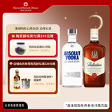 百龄坛特醇500ml+绝对伏特加原味500ml 威士忌+伏特加 