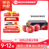 佳农 烟台红富士苹果 9-12粒装 单果200g以上 生鲜水果礼盒