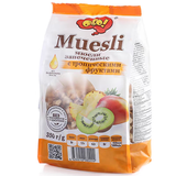 噢嘎【俄罗斯国家馆】俄罗斯进口水果麦片燕麦免煮谷物零食早餐代餐 【热带水果+坚果】300g*2包