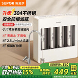 苏泊尔（SUPOR）净水器机家用厨房厨下式自来水净化器超滤机滤水器自来水厨下式大流速净化器UU06