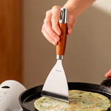 onlycook不锈钢料理铲 披萨铲铁板烧平铲牛排铲蛋糕甜品铲烤冷面铲-三角铲