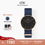 丹尼尔惠灵顿（DanielWellington）DW手表男女情侣表36mm尼龙带欧美石英手表父亲生日礼物DW281