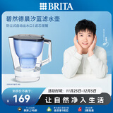 碧然德（BRITA）过滤净水器 家用滤水壶 净水壶 Kalea 晨汐系列XL  3.5L（蓝色）