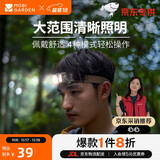 牧高笛（MOBIGARDEN）零度头灯 户外露营钓鱼可调节可充电照明头灯 NX23673010 帆木色