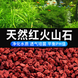 憨憨乐园火山石鱼缸造景底砂装饰滤材铺底养乌龟专用水草泥火山岩颗粒