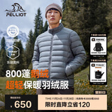 伯希和（Pelliot）轻薄排骨羽绒服男冬800蓬鹅绒保暖外套女冲锋衣内胆11340821蓝XL