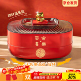 彩致（CAIZHI）干果盘新年果盘水果盘零食盘糖果盒客厅坚果收纳盒双层 CZ6641