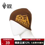 黑冰（BLACKICE） 秋冬户外男女通用跑步运动针织帽城市休闲保暖毛线帽冬季帽子 Z2141-探索-棕
