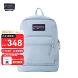 JANSPORT杰斯伯书包轻便双肩包男女旅行包简约背包电脑包学生校园 7ZNZ7G7雾霾蓝-隔层+侧袋+厚底