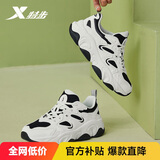 特步女鞋运动休闲老爹鞋冬季保暖防滑耐磨2025新款游牧增高休闲鞋子女