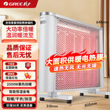 格力（GREE）速热取暖器节能省电电暖器气家用卧浴室欧式快热炉暖气片电热膜炉 NDYQ-X6025【2500W机械款】