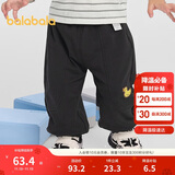 巴拉巴拉童装儿童长裤宝宝束脚裤子男童女童休闲裤宽松2025秋209325108202