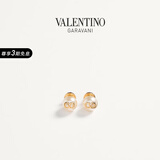 华伦天奴VALENTINO女士 VLOGO SIGNATURE 耳环 金色 均码