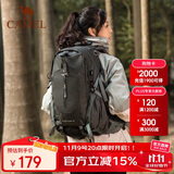 骆驼（CAMEL）【山栖】户外轻便登山包大容量专业徒步防水旅行背包双肩包  深灰