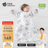 贝肽斯婴儿睡袋夏季空调房宝宝睡袋新生儿童一体防踢被幼儿防惊跳纱布被 【夏季】（前4后2 26℃+）独角兽 M码 建议身高65-85cm年龄9月-2岁