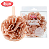 美丽雅沐浴球浴花【加大78克】超柔软男女搓澡洗澡神器起泡网洗浴球澡花