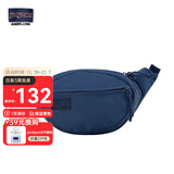 JANSPORT杰斯伯胸包女便携腰包斜跨包休闲包饺子包男手机包礼物 5M3 深牛仔蓝