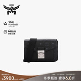 MCM【质感出行】MILLIE 小号邮差包单肩背包斜挎包 黑色