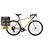 迪卡侬RC100升级版公路自行车Van Rysel男女骑行单车 Van Rysel【限量】奶油黄 XL码 适合身高190cm~200cm