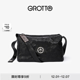 个乐黑石包经典大容量植鞣绵羊皮单肩斜挎通勤软包男女款礼物 黑石L（银标）