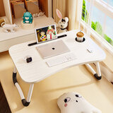 易漫床上电脑桌折叠学习写字书桌小饭桌子飘窗家用宿舍办公懒人桌