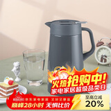 虎牌（TIGER）保温壶 304不锈钢时尚保温壶PWO-A16C-HD 深灰色 1.6L