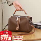 viney牛皮包包女包大容量枕头包轻奢斜挎单肩包生日礼物品牌送女友老婆