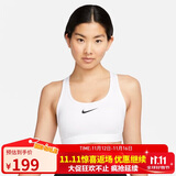 耐克NIKE运动内衣女中度支撑MED SPT BRA运动内衣DX6822-100白L