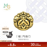 周生生黄金转运珠足金Charme XL 酷黑貔貅蝙蝠锁子纹串珠 定价单颗 蝙蝠93839C