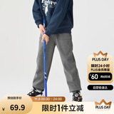 巴拉巴拉童装儿童裤子男童女童加绒长裤冬保暖运动休闲束脚裤208424108217