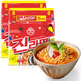 不倒翁韩国进口 辣味金拉面120g*10包 潘帅同款泡面 香辣韩式方便面